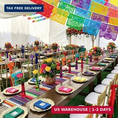 6 Packs 108 Ft Fiesta Party Decorations Mexican Party Banners Papel Picado Banne