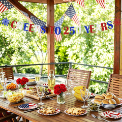 250Th Anniversary Decorations CHEERS to 250 YEARS Banner for Patriotic 4Th of Ju