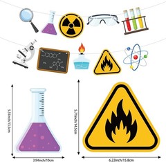 Science Party Decorations Banner – Perfect for Kids’ Birthday Celebrations!
