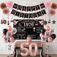 50Th Birthday Decorations for Women, Back in 1976 Party Supplies | Celebrate a 5