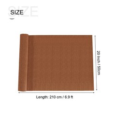 Red Brown 6.9ft Long 20 Inch Wide Crepe Paper Roll Crepe Paper Decoration