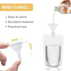10pcs Clear Plastic Spouted Liquid Drink Bag Stand Up Pouch 100ml-500ml freeship