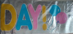 36 Multi-Colored Neon Letter & Number Pads, 8 Loot Bags, Birthday Banner Bundle