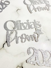 16 x Pieces Personalised Prom Table Decor, Table Scatter, Prom 2026, Graduation
