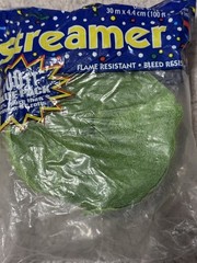 2 New Packs Citrus Green Streamer 181 Feet Total Crepe Paper Bleed Resistant