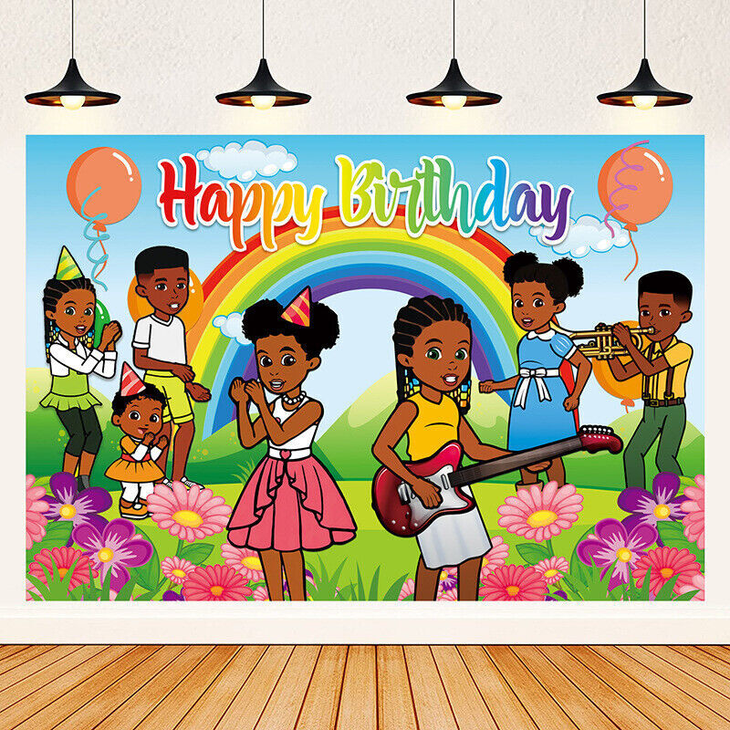 Gracies Corner Party Supplies Backdrop Background Banner Vinyl for Kids 5x3ft
