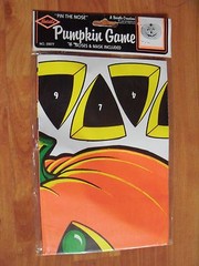 Pin the Nose on the Pumpkin Game with Noses & Masks 1989 Beistle NOS
