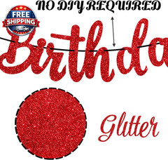 Puerto Rico Party Banners – 3PCS Glitter Decor for Birthday & Festivals