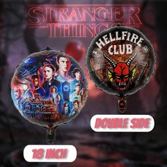 Stranger-Things Big Into Energy Party Hellfire Club Foil Balloons for Fans