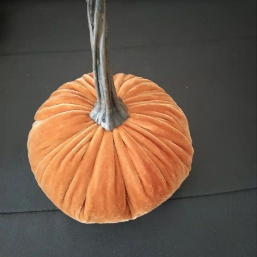 Creative Faux Pumpkin Wreath for Home Decoration Seasonal Decor Halloween