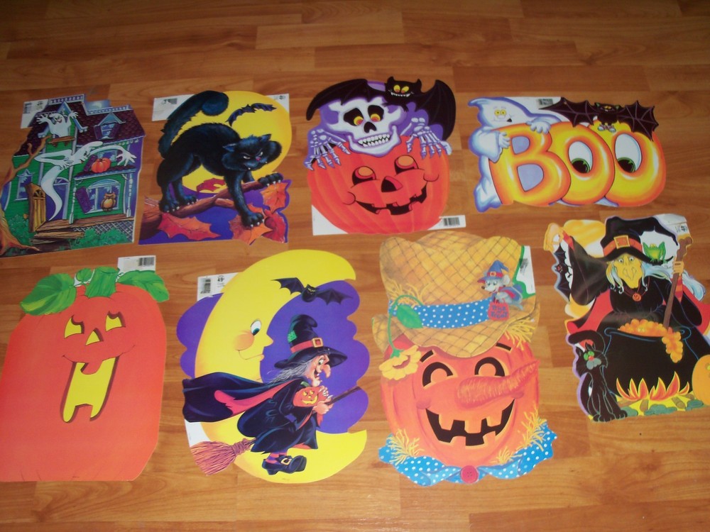 Halloween Diecut Cutouts Eureka Vintage Decorations U Pick NOT a LOT NOS