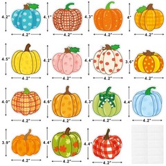 60pcs Pumpkin Cutouts for Bulletin Board Fall Classroom Decoration Autumn Hal…