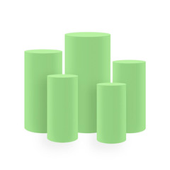 Afoloa Spandex Pillar Covers Set For Cylinder Pedestals 5 Sizes 11-15In
