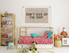 Coastal Beach Wall Decor, Beachy Room Decor Canvas Banner, Don’t Give Up the …