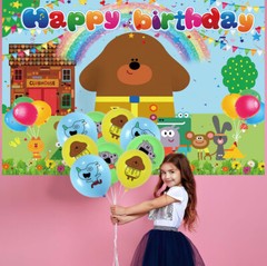 Hey Duggee Party Supplies Set Balloons Cake Toppers Banner Birthday Decor
