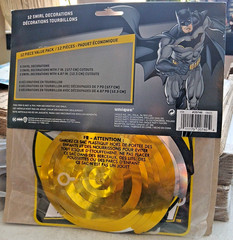 Unique Batman Birthday Party Decorations Danglers BatMan Logo Pack of 12