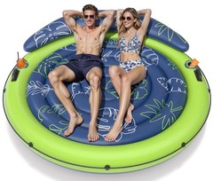 Pool Floats Adult, Inflatable Tanning Pool – Extra Large Pool Floats for Adul…
