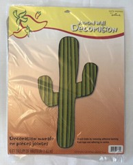 5 Hallmark Party Express Cactus Jointed Wall Decoration Desert Southwest Theme