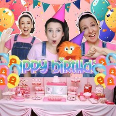 Ms Rachel Backdrop Kids Birthday Party Decoration Banner Background Vinyl 5x3ft