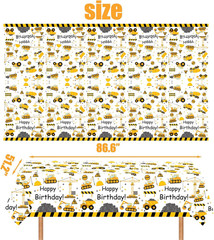 193 Pcs Construction 2Nd Birthday Party Supplies Dump Truck Two Years Old Party