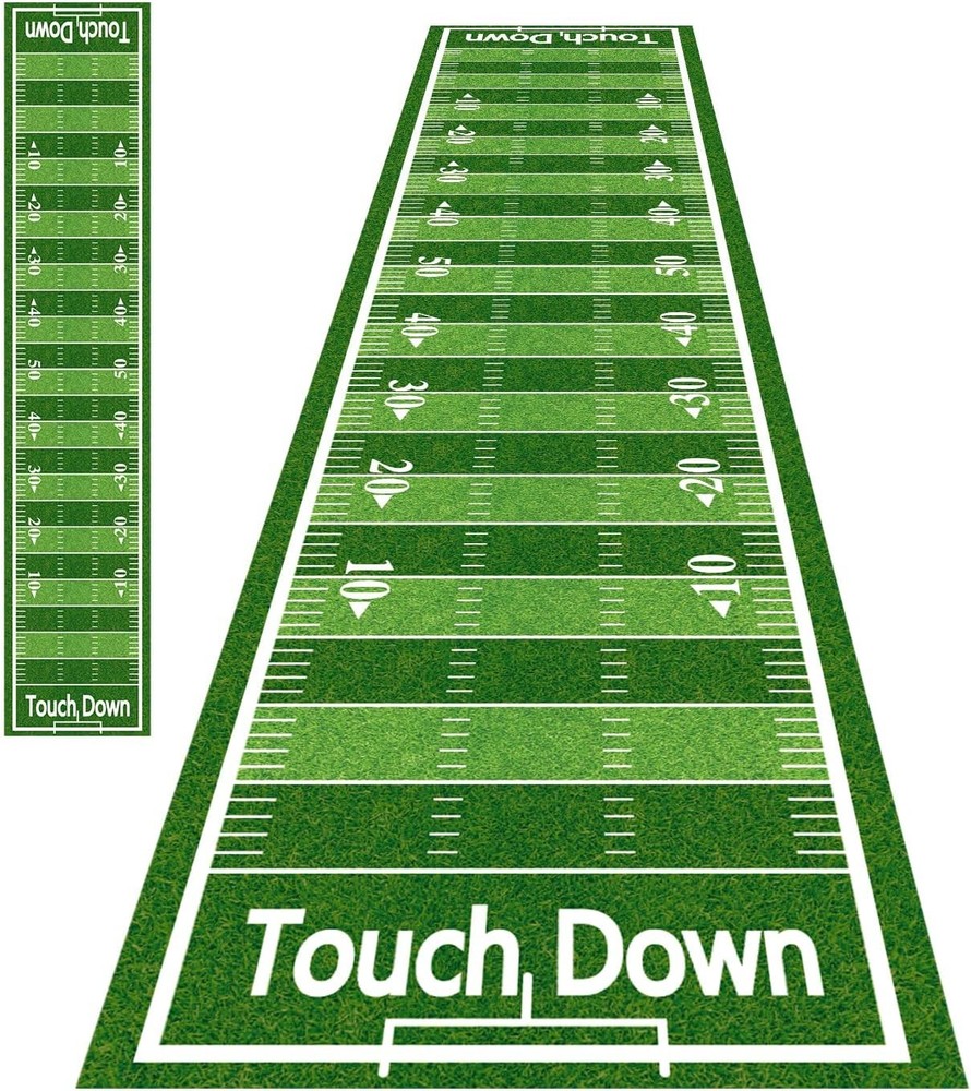 10 ft Football Field Floor Runner Football Party Decorations Long Football
