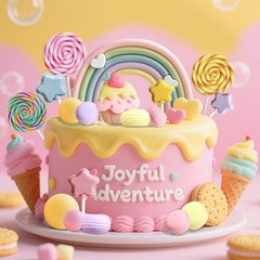 Candyland Cupcake Toppers Candy Cake Topper Sweet One Cake Topper Party Decor