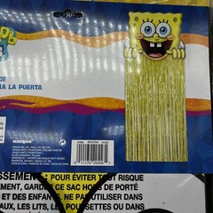 SpongeBob Squarepants Party Decorations Door Curtain, Table Decor, Hanging Decor