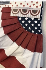 Hobby Lobby July 4th Red White & Blue With Stars 3 Piece Bunting Lot of 3
