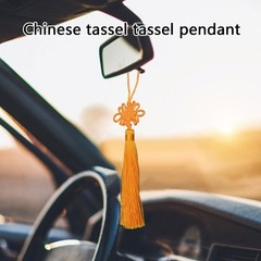 Chinese Knot with Tassels Handmade Chinese Knotting Cord for Home Decorations
