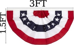 4th of July Decorations – Half Fan Banner Set