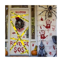 1.9inch x 82Feet Halloween Decorations Caution Tape Roll Halloween Caution Ta…