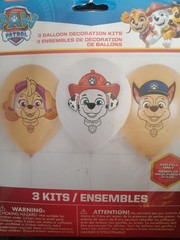 PAW PATROL Decorations Kit & Round Foil Balloon – FREE SHIPPING 🐾🐶👮📛