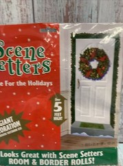 Scene Setters 1 vinyl decoration Indoor/outdoor Door backdrop .5ft.NIP