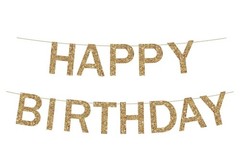 Faluzifu Gold Happy Birthday