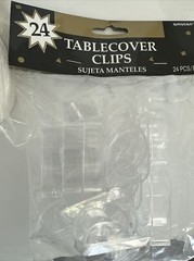 Plan A Party Crepe Streamer Lot w/Table Cover, Clips, and Tissue Fans