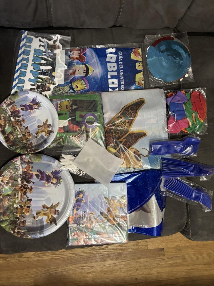Roblox Party Theme Supplies For 10