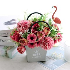 1PC Artificial Flowers Wedding Home Bedroom Decoration Bridal Bouquet Silk Rose