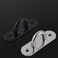 Mounting Bracket Elliptical Hook Indoor Outdoor Use Compact Low-profile