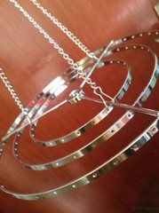 1Pcs Round Hanger Centerpiece Hanging Frame Chandelier Wedding Christmas Party