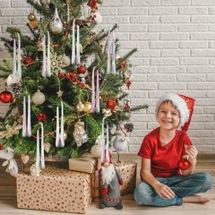 White Christmas Tree Icicles Tinsel Foil Fringe Iridescent 22 Inch 6000 PCS