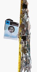 Graduation Balloon Tassel Black Silver 36 in Streamers Open house