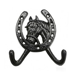 Black Rustic Wall Hook for For hanging Decorative Items Hats Small Plants