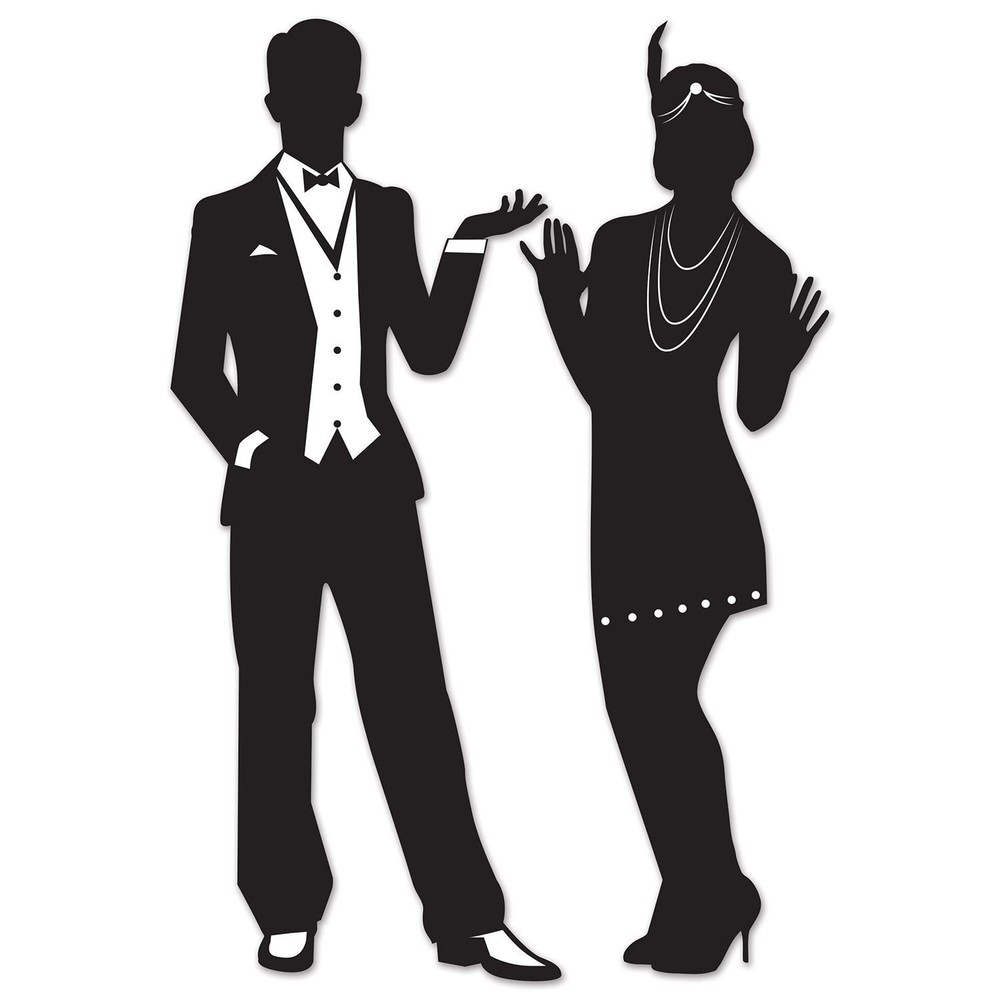 Beistle Great 20’s Silhouettes | Party Supply | Decoration
