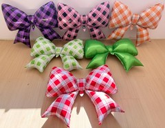 4Pcs Red White Gingham Bow Balloons for Summer Picnic BBQ/She’s Ready to Pop …