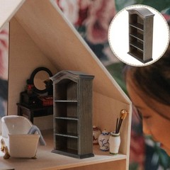 Zerodeko 1PC Dollhouse Bookshelves, Mini Wooden Bookshelf Doll House, Miniatu…