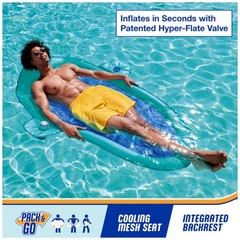 Spring Float Premium Suncatcher Pool Lounger for Swimming Pool, Inflatable Po…