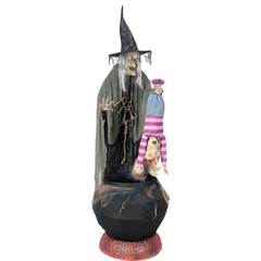 UHC Animated Stew Brew Witch W/Fog Machine Party Decoration Halloween Prop