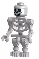 Large Mega Skeleton Halloween Decoration LEGO-Inspired Spooky Display Party