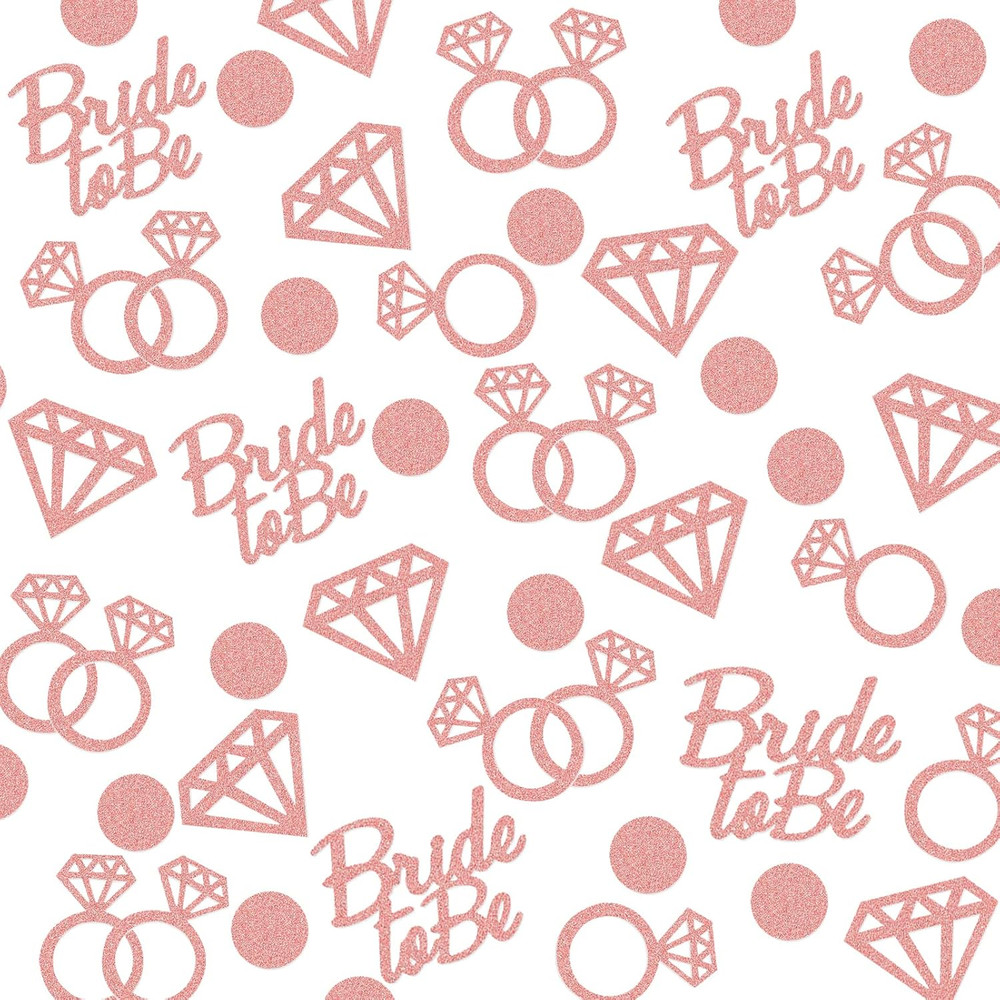 Bridal Shower Table Glitter Bride Confetti Bachelorette Party Decorations | 300P