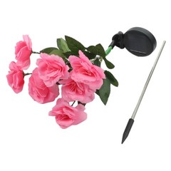 Bright Solar Rose Lights for Garden 7 Head Bundle Ground Inserted Decoration